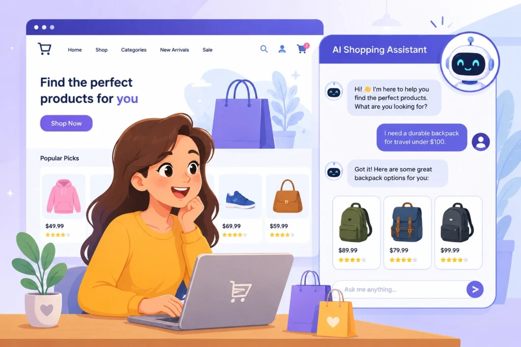 How Does an AI Shopping Assistant Work
