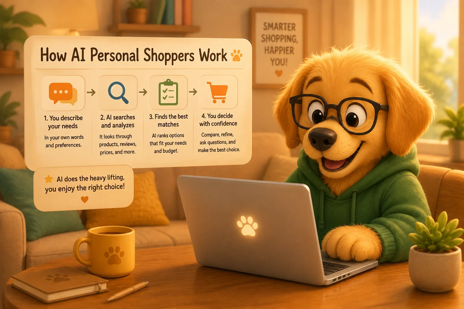 How AI personal shoppers work from shopper request to product recommendation