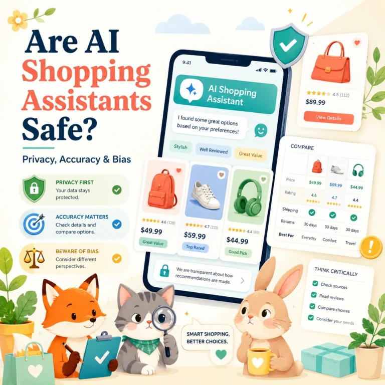Are AI Shopping Assistants Safe to Use? Privacy, Accuracy, and Bias Explained